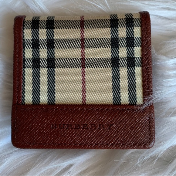 Burberry Handbags - 🌟Burberry Coin Purse Burgundy Leather🌟 AUTHENTIC Pre-loved